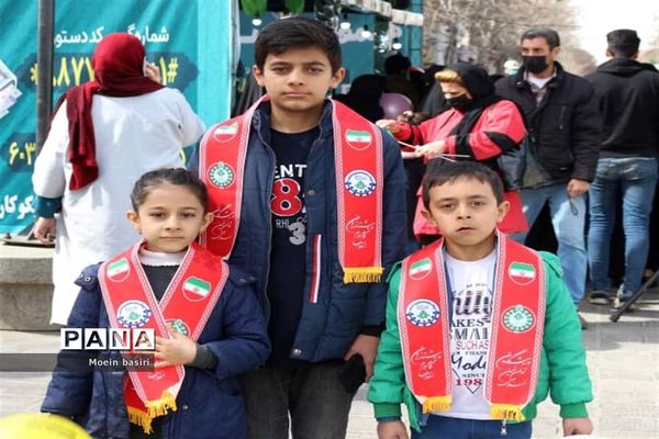 مراسم جشن نیکوکاری دبستان دخترانه آمنه شهرستان البرز(استان قزوین)