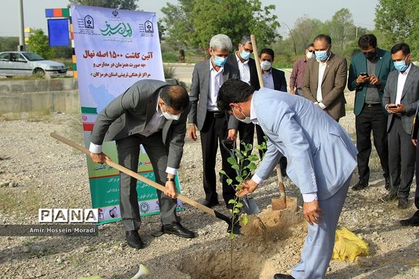 آئین کاشت 1500 اصله نهال در هرمزگان