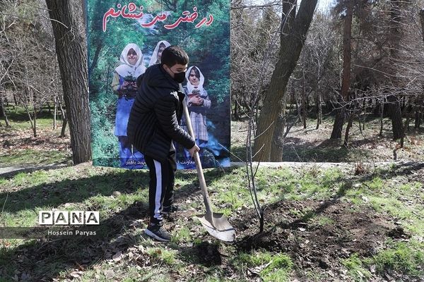 آیین روز درختکاری در اردوگاه شهید باهنر تهران