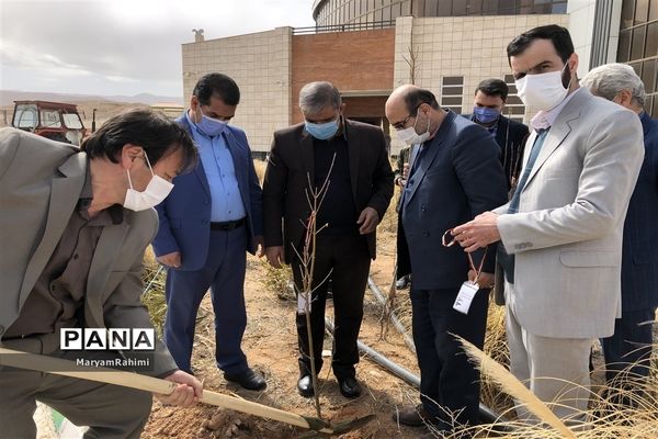 به نام هرشهید یک درخت در اردوگاه دانش‌آموزی بجنورد غرس شد