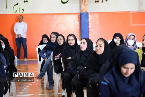 آیین افتتاح مسابقات ورزشی فرهنگیان استان کرمانشاه یادبود شهید ابراهیم هادی