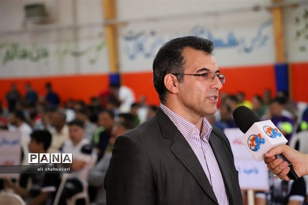 آیین افتتاح مسابقات ورزشی فرهنگیان استان کرمانشاه یادبود شهید ابراهیم هادی