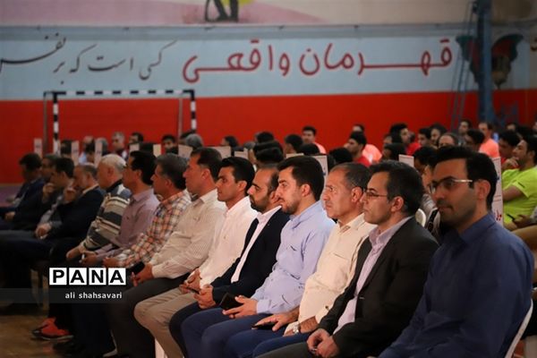 آیین افتتاح مسابقات ورزشی فرهنگیان استان کرمانشاه یادبود شهید ابراهیم هادی