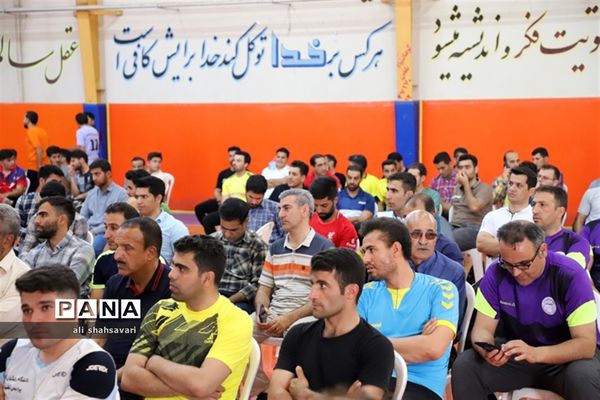 آیین افتتاح مسابقات ورزشی فرهنگیان استان کرمانشاه یادبود شهید ابراهیم هادی