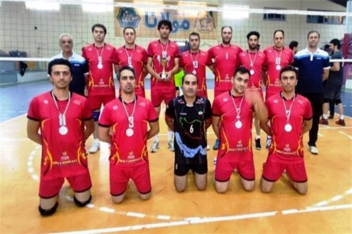 نایب قهرمانی تیم والیبال آموزش و پرورش آذربایجان غربی در مسابقات قهرمانی کشور