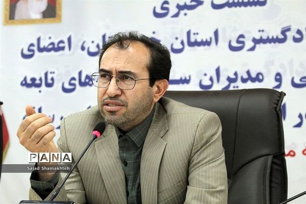 نشست خبری رئیس کل دادگستری استان خوزستان به‌مناسبت هفته قوه قضائیه