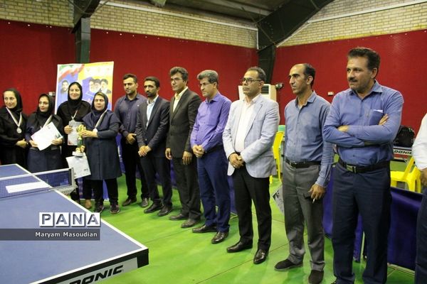 جشنواره فرهنگی ورزشی  فرهنگیان استان بوشهر رشته تنیس روی میز بانوان