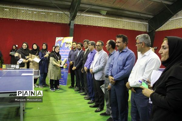 جشنواره فرهنگی ورزشی  فرهنگیان استان بوشهر رشته تنیس روی میز بانوان