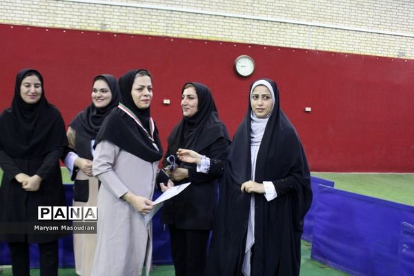 جشنواره فرهنگی ورزشی  فرهنگیان استان بوشهر رشته تنیس روی میز بانوان