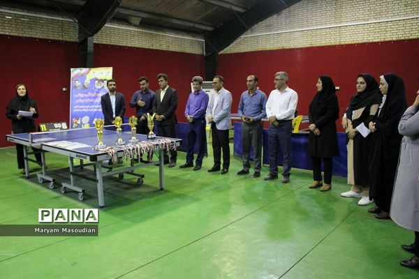 جشنواره فرهنگی ورزشی  فرهنگیان استان بوشهر رشته تنیس روی میز بانوان