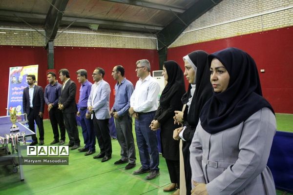 جشنواره فرهنگی ورزشی  فرهنگیان استان بوشهر رشته تنیس روی میز بانوان
