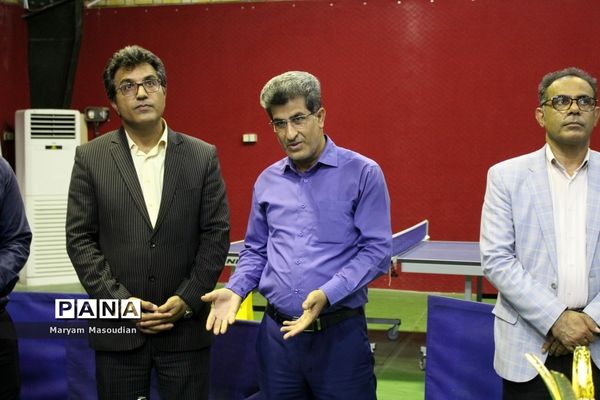 جشنواره فرهنگی ورزشی  فرهنگیان استان بوشهر رشته تنیس روی میز بانوان