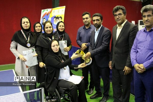 جشنواره فرهنگی ورزشی  فرهنگیان استان بوشهر رشته تنیس روی میز بانوان