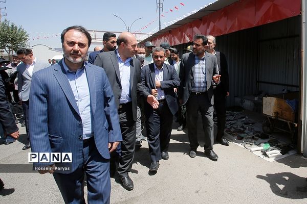 آیین افتتاح و بهره‌برداری از  بازارچه خلازیر