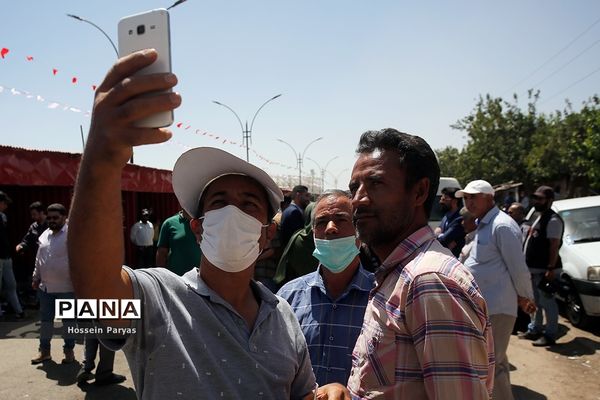 آیین افتتاح و بهره‌برداری از  بازارچه خلازیر