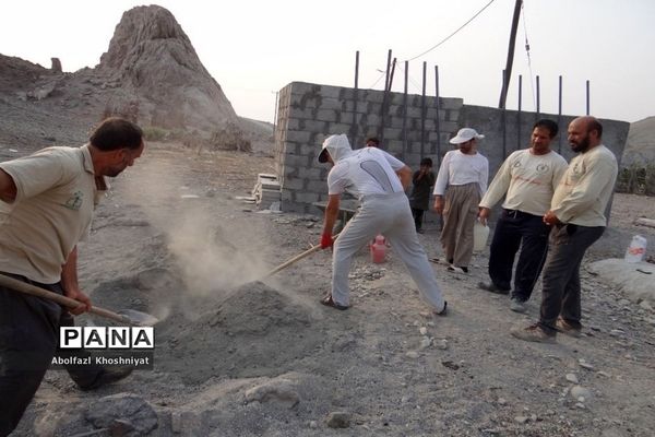 دهمین مرحله اردوی گروه جهادی ایثارگران بدون مرز استان بوشهر