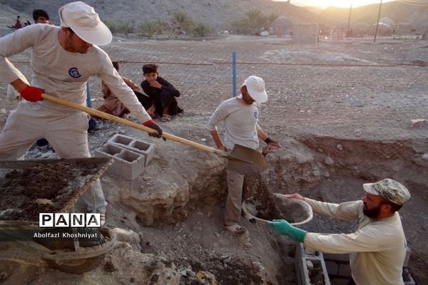 دهمین مرحله اردوی گروه جهادی ایثارگران بدون مرز استان بوشهر