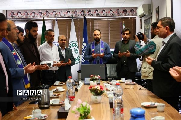 حضور حسین عبادتی در سازمان‌ دانش‌آموزی فارس