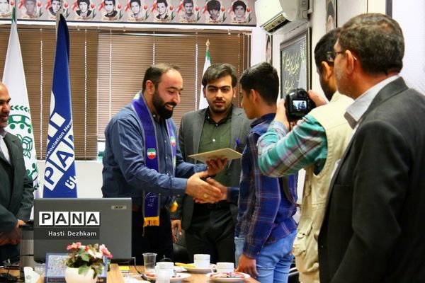 حضور حسین عبادتی در سازمان‌ دانش‌آموزی فارس