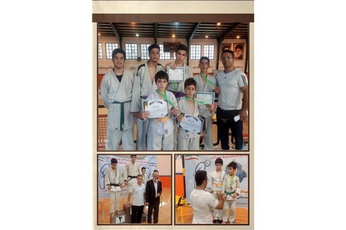 درخشش دانش‌آموزان جودوکار گلوگاهی در مسابقات قهرمانی استان مازندران