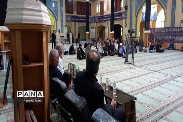 آیین گرامیداشت چهلمین روز درگذشت جانباختگان متروپل در آبادان