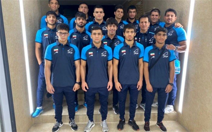 تیم کشتی فرنگی جوانان ایران عازم مسابقات قهرمانی آسیا شد
