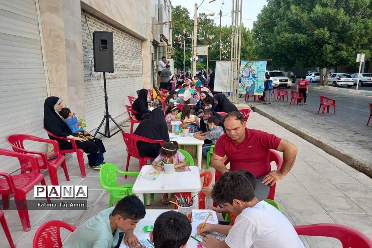 ایستگاه عیدانه نقاشی در بوشهر
