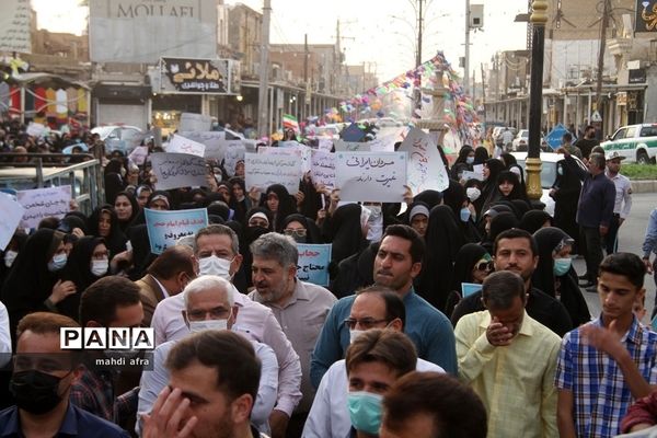 برگزاری راهپیمایی بانوان فاطمی شهرستان بهبهان