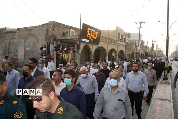 برگزاری راهپیمایی بانوان فاطمی شهرستان بهبهان