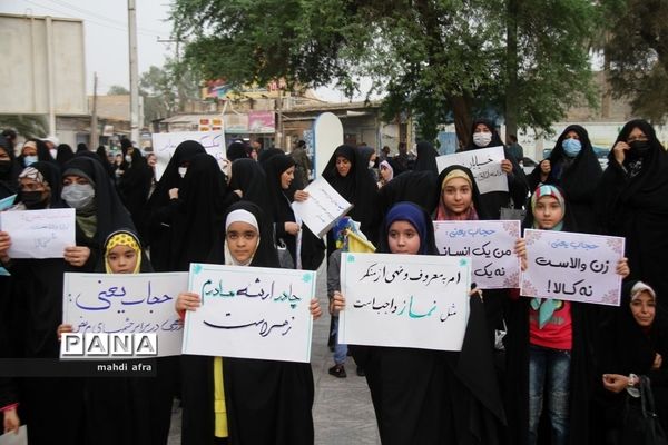 برگزاری راهپیمایی بانوان فاطمی شهرستان بهبهان