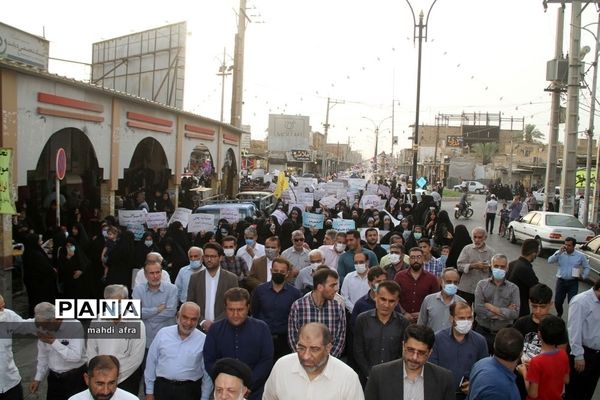 برگزاری راهپیمایی بانوان فاطمی شهرستان بهبهان