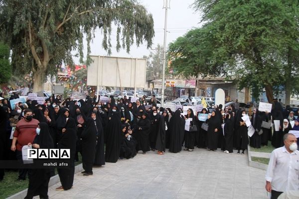 برگزاری راهپیمایی بانوان فاطمی شهرستان بهبهان