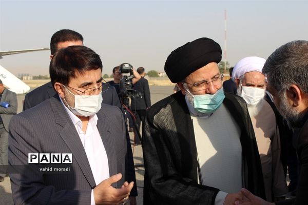 ورود رئیس‌جمهوری به کرمانشاه