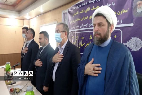 جلسه کارگروه توسعه، برنامه‌ریزی و عمران در شهرستان محمودآباد