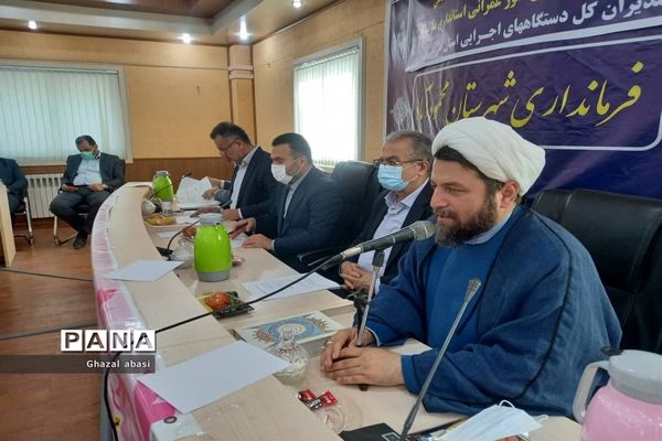 جلسه کارگروه توسعه، برنامه‌ریزی و عمران در شهرستان محمودآباد