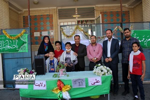 برپایی موکب دانش‌آموزی و فرهنگیان به‌مناسبت عید غدیر در شیراز