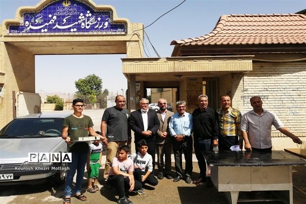 برپایی موکب دانش‌آموزی جشن غدیر در مدارس کازرون