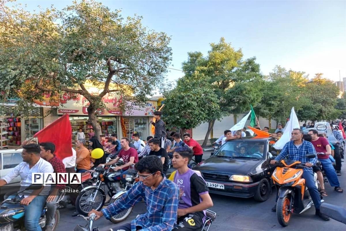 حضور پر شور مردم مشهد در جشن‌های عید غدیر