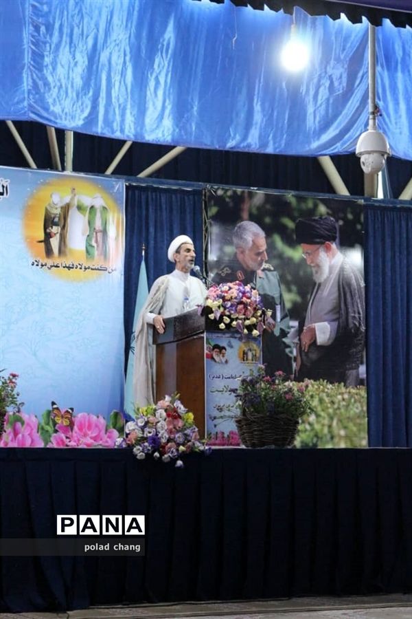 برگزاری مراسم جشن غدیر در مجتمع سردار احمد کاظمی  شهرستان نجف آباد