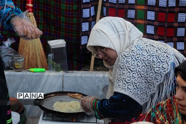 آشپزی دختران عشایر در جشنواره غذا