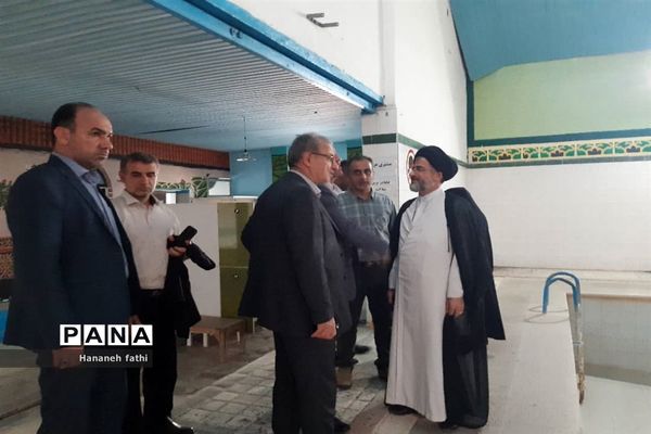 بازدید از کانون رضوان و استخر کاسپین شهرستان محمودآباد