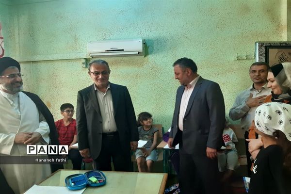 بازدید از کانون رضوان و استخر کاسپین شهرستان محمودآباد