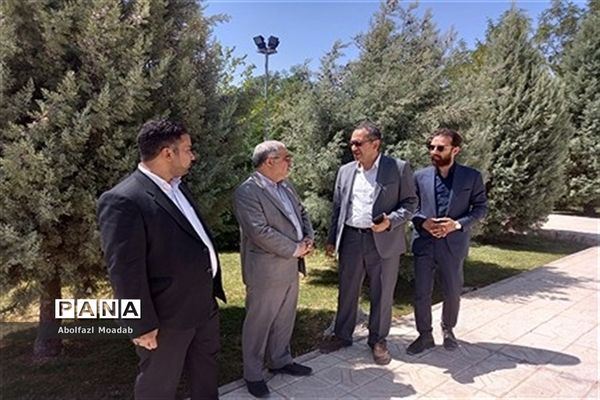 بازدید از پروژه‌های نیم تمام مشارکتی آموزش و پرورش کاشمر
