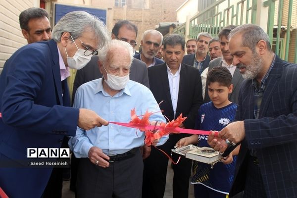 آیین بهره‌برداری از زمین ساحلی آموزشگاه محمدی کاشانی قم