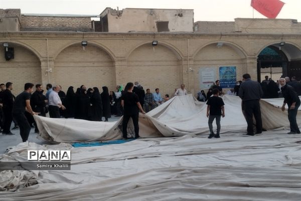 آیین سیاهپوشان مسجد تاریخی چهل اختران قم