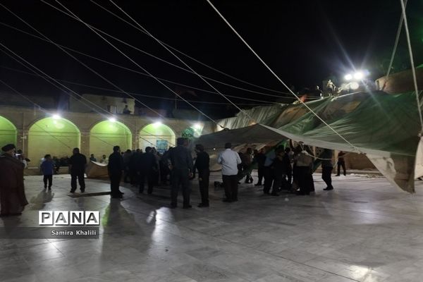 آیین سیاهپوشان مسجد تاریخی چهل اختران قم