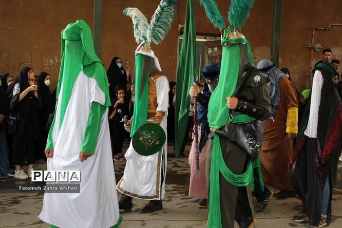مراسم سنتی سیاهپوشان در حسینیه عمرانکو سمنان