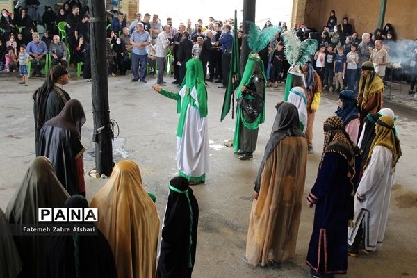 مراسم سنتی سیاه‌پوشان در حسینیه عمرانکو سمنان