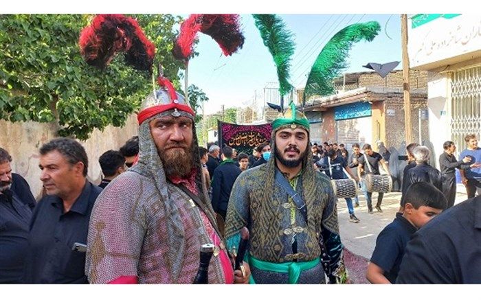 آغاز عزاداری ماه محرم در روستای کرمجگان قم