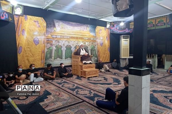 مراسم شب چهارم محرم در مسجد خاتم الانبیا (ص) شهرستان بوشهر